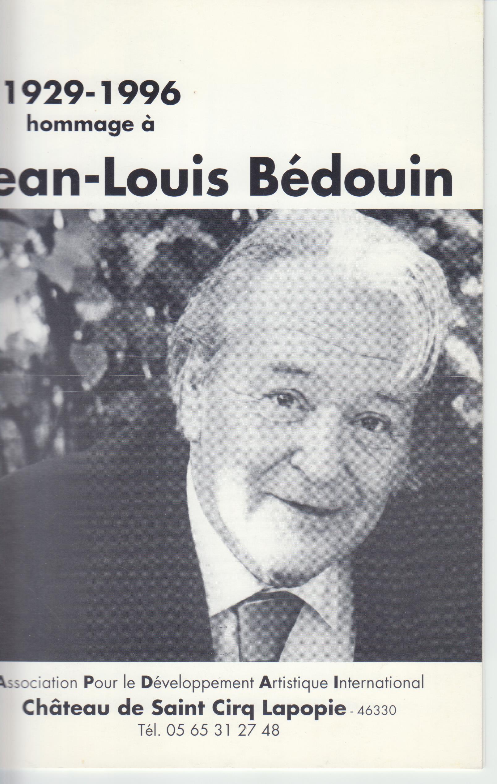 Image for 1929-1996 Hommage a Jean-Louis Bedouin