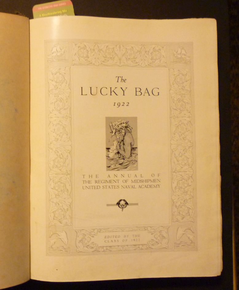 Image for The Lucky Bag 1922. The Annual of the Regiment of Midshipmen United Naval Academy