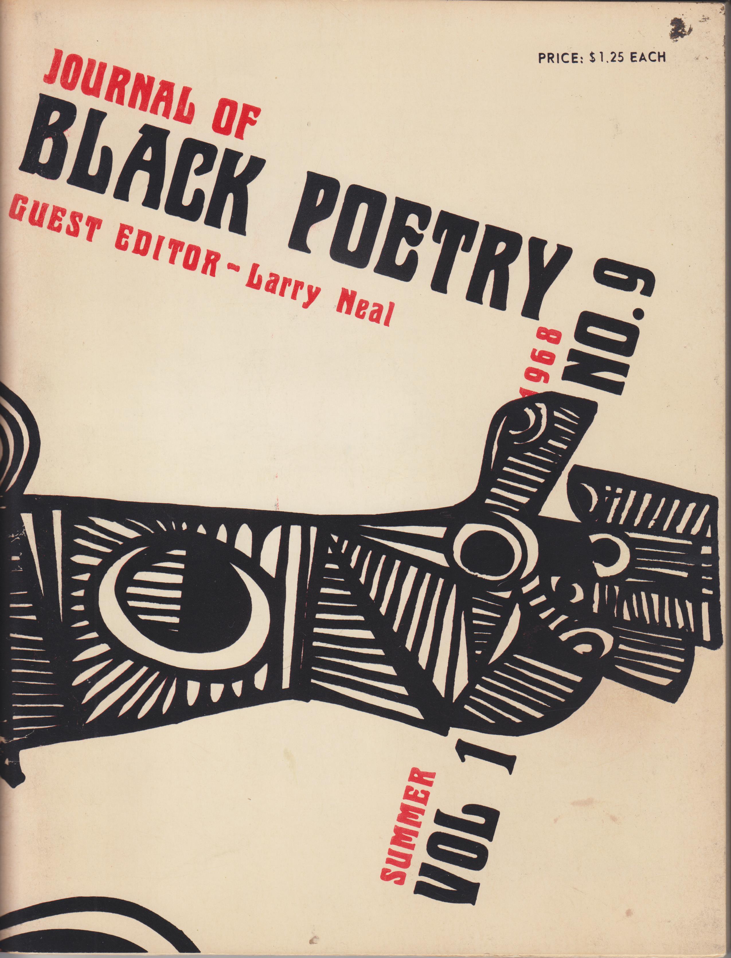 Image for Journal of Black Poetry Volume I, Number 9 (Summer 1968)