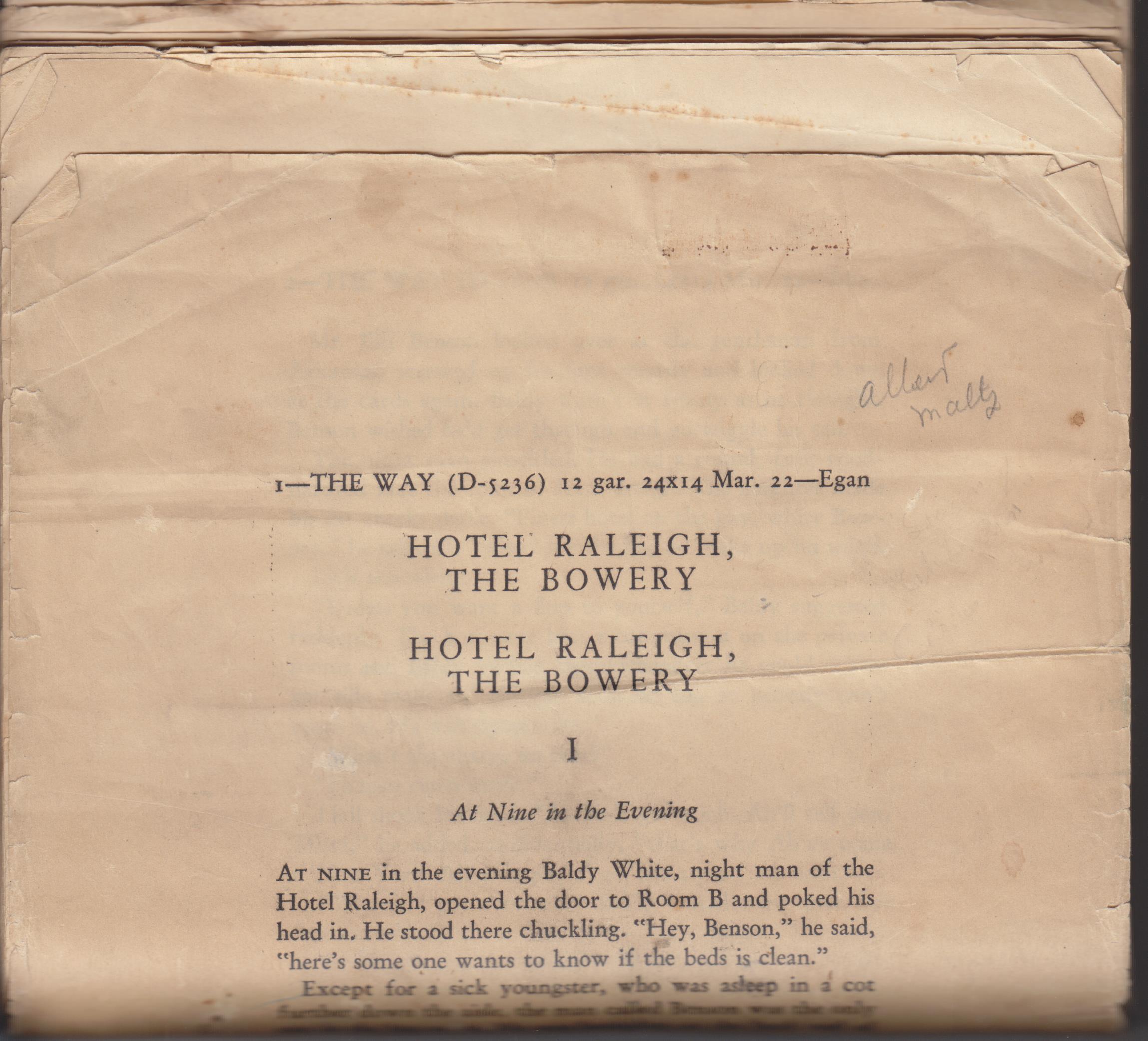 Image for Hotel Raleigh, The Bowery