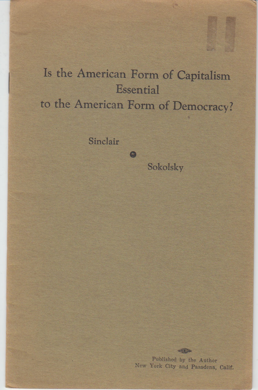 Image for Is The American Form Of Capitalism Essential To The American Form Of Democracy?